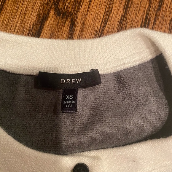 Cardigan by Drew vegan leather on arms and back panel xs - Picture 5 of 5